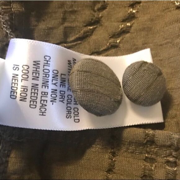 Simply Vera SMALL Taupe One Button Jacket - Picture 4 of 4